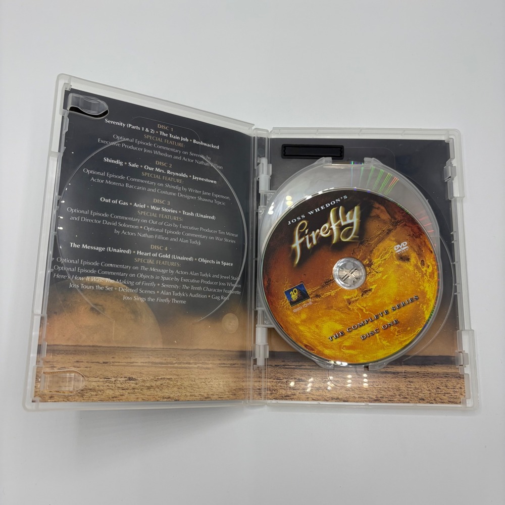 Firefly The Complete Series 4 Disc DVD Set Joss Whedon Sci Fi TV Show - Picture 3 of 5